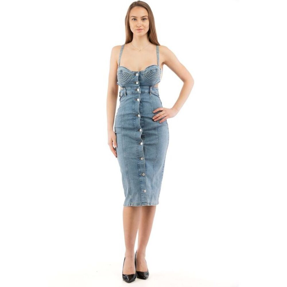 Love Moschino Multicolor Cotton Casual Women's Dress